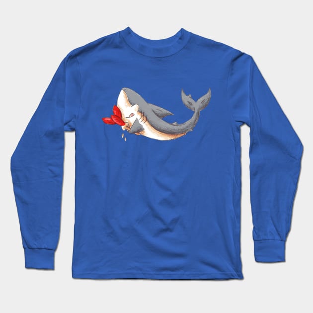 Cold Lobster Long Sleeve T-Shirt by KristenOKeefeArt